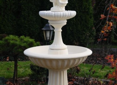 Zierbrunnen Springbrunnen Skulptur 197cm Brunnen Deko Garten Fontaine Teich Neu
