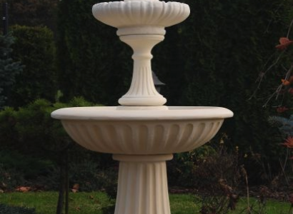 Zierbrunnen Springbrunnen Skulptur 187cm Brunnen Deko Garten Fontaine Teich Neu