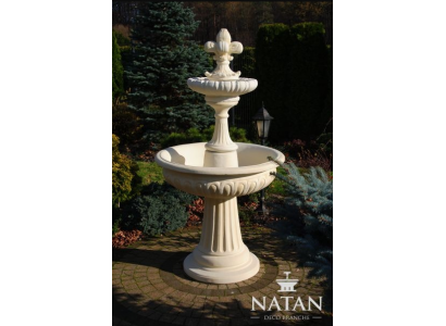 Springbrunnen Garten Teich Brunnen 173cm Steinbrunnen Gartenbrunnen Fontaine Neu