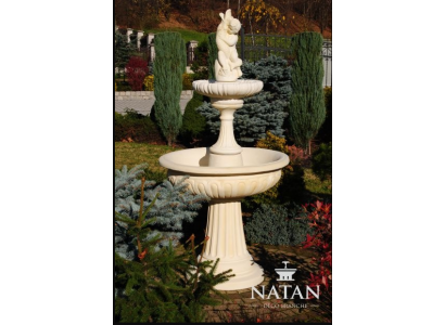 Springbrunnen Froschbrunnen Brunnen 189cm Steinbrunnen Gartenbrunnen Fontaine