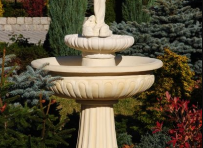 Zierbrunnen Springbrunnen 174cm Skulptur Brunnen Deko Garten Fontaine Teich Neu