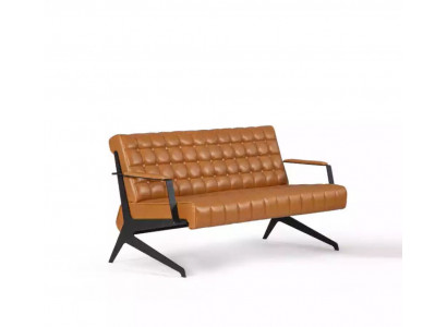 Modern Sofagarnitur Set 2 tlg Luxus Arbeitszimmer Set 2+1 Sitzer Neu