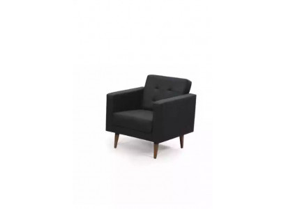 Büro Sessel Stil Modern Textil Möbel Schwarz Sessel Polster Stoff Neu