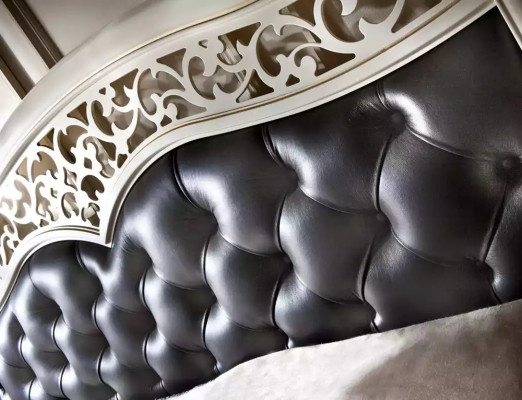 Luxuriöses Schlafzimmer Bett Design Polsterung Doppeltes Hotelbett