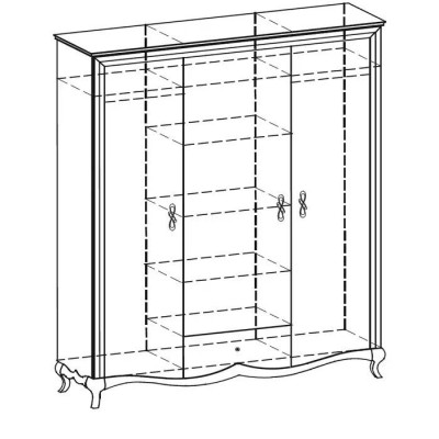 Modern Design Weiß Kleiderschrank mit Schublade Holz Design Schränke neu