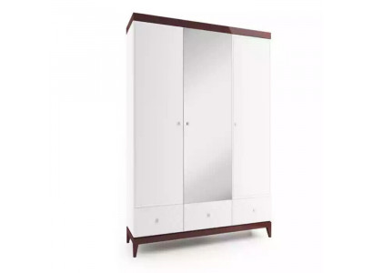 Designer Hochglanz Kleiderschrank Schränke Schlafzimmer Möbel Holz Luxus Weiß