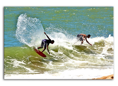 Surfer Extrem Wasser Sport Bild Bilder Wellen Brett Gemälde Kunst Hero G93530
