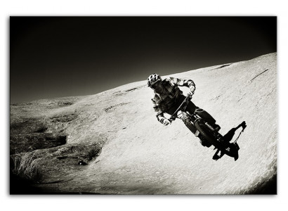 Extrem Sport Bild Fahrrad Bike Berge Felsen Bild Bilder Gemälde Kunst Neu G93535