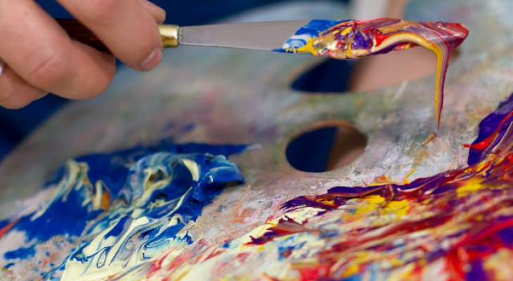Bild Bilder Gemälde Druck Kunstdruck Polster Kultur " Abstrakt " G96995