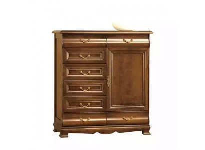 Schubladen Eiche Massivholz Kommoden Sideboard Kommode Echtholz Schrank