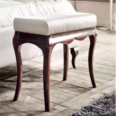 Hocker Designer Luxus Polster Bank Sitz Relax Antik Stil Schlafzimmer Neu