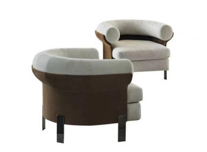 luxuriöse Sessel Modern Sessel Fernseh Couch 1 Sitzer Sofa Textil Stoff