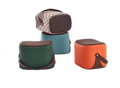 Rechteckig Hocker Moderne Möbel Fußhocker Luxus Design Wohnzimmermöbel