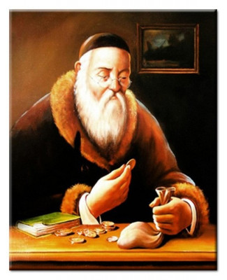 BILD BILDER GEMÄLDE KUNST Jude Jüdisch Religeon Keilrahmen G96175