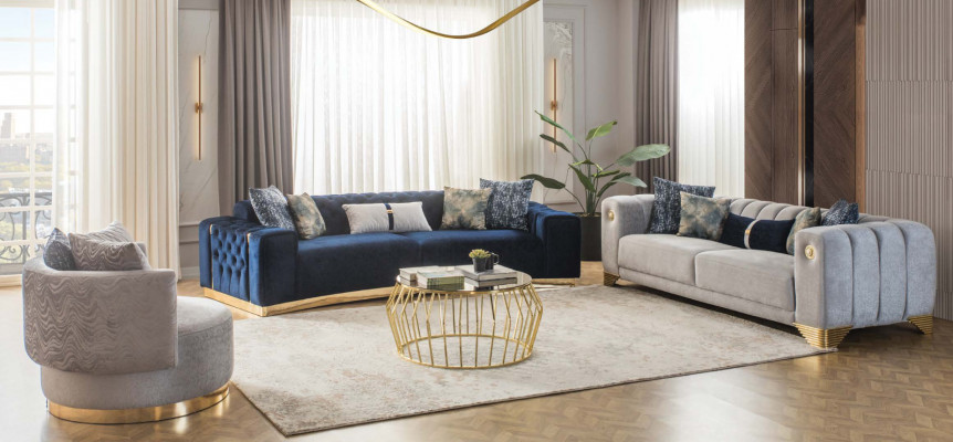 Sofagarnitur 4 3 Sitzer Design Couch Polster Sofas Modern Gruppe Set neu