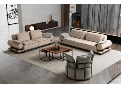 Luxus Sofagarnitur Sofa Garnitur Sofas 4 3 1 Sitzer Stoff 3tlg Couch Set