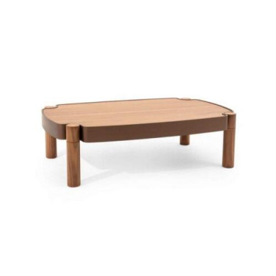 Stilvoller holz Couchtisch mit holzplatte Luxuriös Möbel für Wohnzimmer