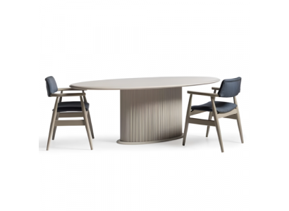 Essecke Essgruppe Esszimmer Esstisch Stühle 5tlg Beige Moderne Holz