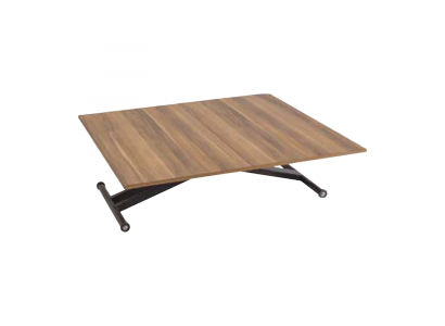 Esstisch Couchtisch Ausziehbarer Tisch Holz Braun Kaffeetisch 120 cm