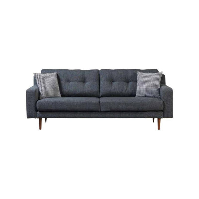 Graues Wohnzimmer Set Luxuriöse 2x Textil Sofas Designer Polster Sessel