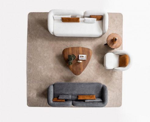 Sofagarnitur x2 3-Sitzer Sofas 1 Sitzer Modern Komplett Set Polster Garnitur