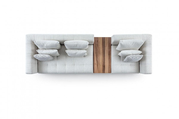 Weißer Viersitzer Modernes Polstersofas Wohnzimmer Designer Couch Neu