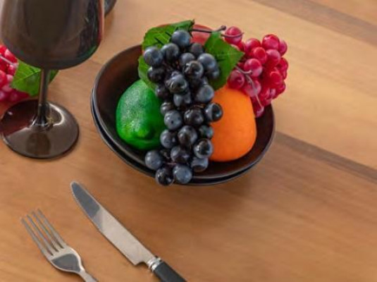 Exklusives Esszimmer Set Stilvoller Esstisch 4x Textil Stühle 5tlg Neu