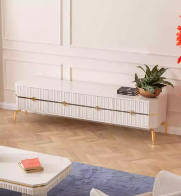 Couchtisch Sideboard 2tlg Wohnzimmer Möbel Tisch Lowboard neu weiß