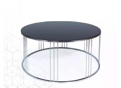 Couchtisch Möbel Luxus neuschwarz Modern Wohnzimmer Design Edelstahl