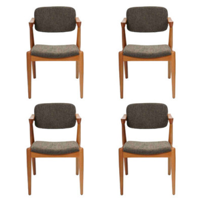 Luxus Esszimmer Möbel Designer 4x Stühle Neu Einrichtung Grau Modern Stühle