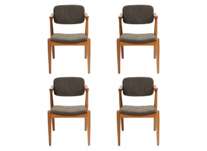 Luxus Esszimmer Möbel Designer 4x Stühle Neu Einrichtung Grau Modern Stühle