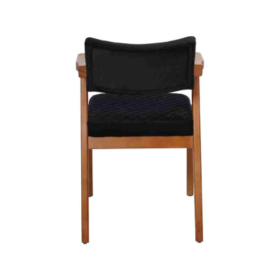 Esszimmer Stuhl Modern Holz Möbel 4x Stühle Schwarz Luxus Design Einrichtung