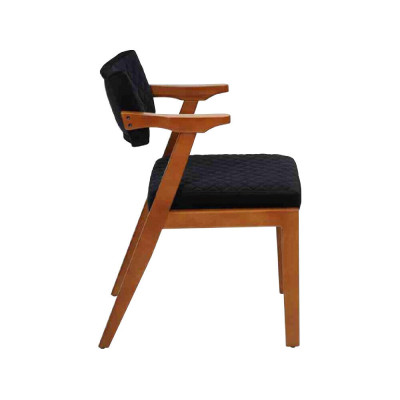 Esszimmer Stuhl Modern Holz Möbel 4x Stühle Schwarz Luxus Design Einrichtung