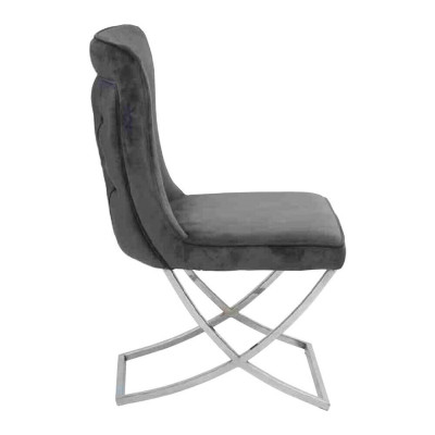 Designer Stuhl Luxus Chesterfield Polster Stühle Sessel Wohn Ess Zimmer