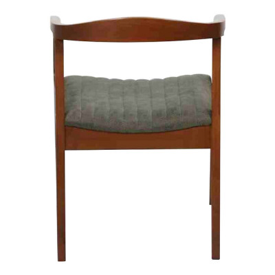 Stuhl Braun Design Wohnzimmer Esszimmer Holz Stühle Polster mit Armlehne