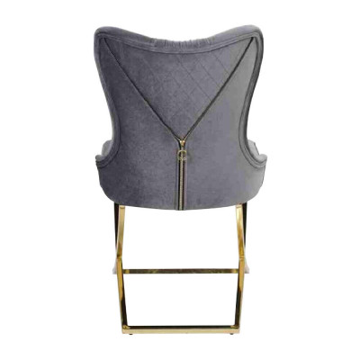 Esszimmer Stühle Luxus Sessel Stuhl Grau Lehnstuhl Wohnzimmer Möbel Neu