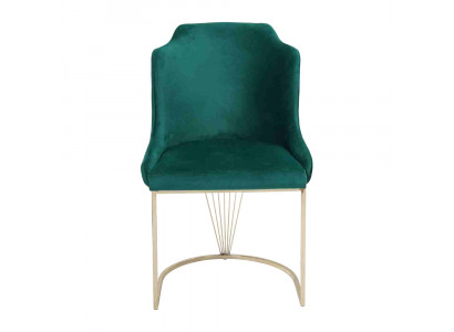 Designer Grüner Esszimmerstuhl Luxus Einsitzer Moderne Esszimmer Möbel