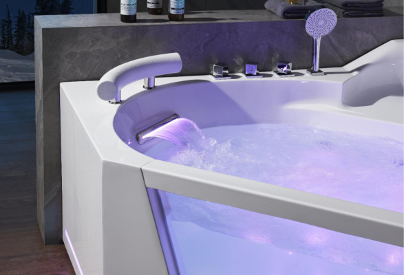 Eckbadewanne Wanne Whirlpool Spa Indoor Badewanne Whirlpool Wannen