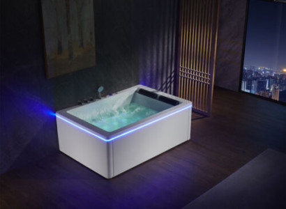 Whirlpool Eckbadewanne Badewanne Wanne Spa Home 2 Personen Whirlwanne Whirlwanne