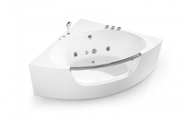 Eckwanne Eckbadewanne Whirlpool Relax Wanne Spa Indoor Badewanne