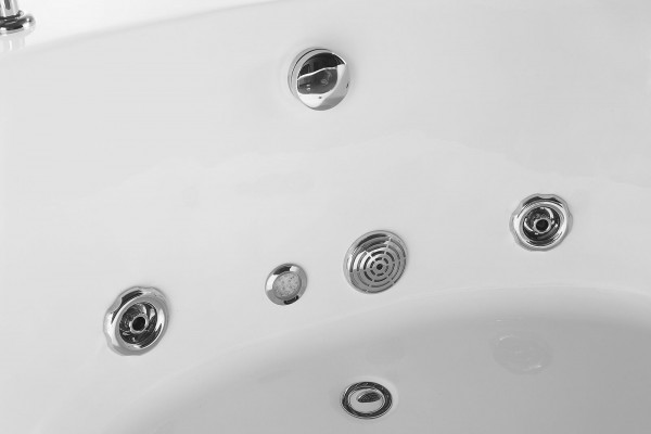 Eckwanne Eckbadewanne Whirlpool Relax Wanne Spa Indoor Badewanne