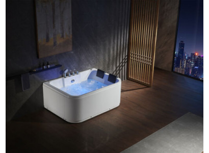 Whirlpool Massagedüsen Badewanne Doppelte Wanne Eckbadewanne Wanne 2 Personen