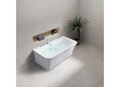 Badewanne Whirlwanne Indoor Whirlpool Home Spa Weiß Wanne