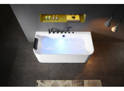 Acryl Whirlwanne Indoor Whirlpool Badewanne Home Spa Weiß