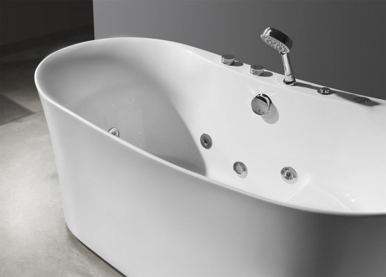 Acryl Whirlwanne Indoor Whirlpool Badewanne Home Spa Weiß
