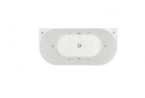 Relax Wanne Home Spa Indoor Badewanne Whirlwanne Weiß 