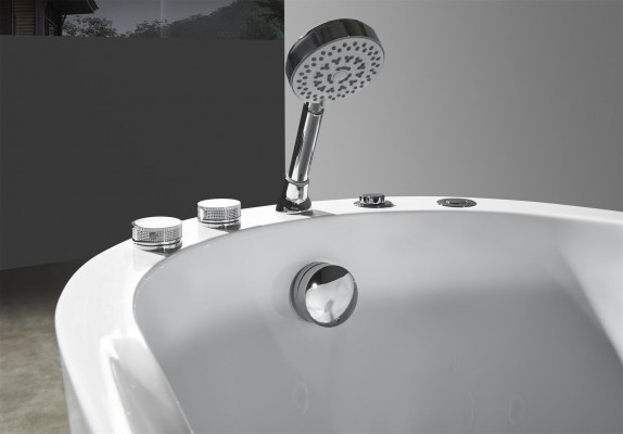 Whirlpool Oval Wanne Home Spa Indoor Badewanne Whirlwanne
