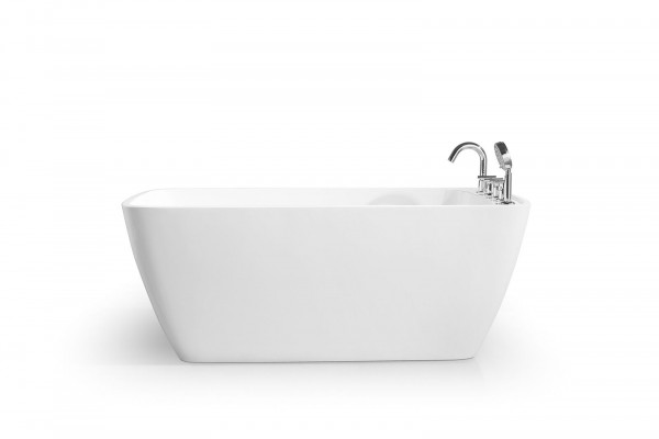 Wanne Badezimmer Acryl Badewanne Weiß Standbadewanne Zeitgenössisch