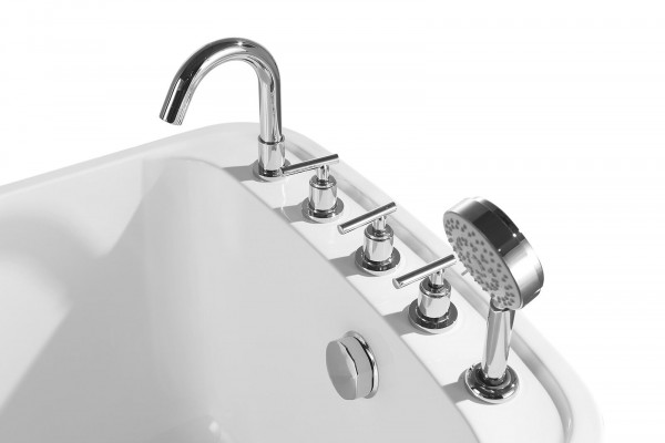 Wanne Badezimmer Acryl Badewanne Weiß Standbadewanne Zeitgenössisch