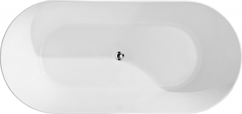 Badezimmer Acryl Badewanne Wanne Weiß Standbadewanne Zeitgenössisch